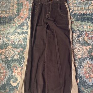 Vintage Palmetto 2 Tone Wide Leg Pants Size 9